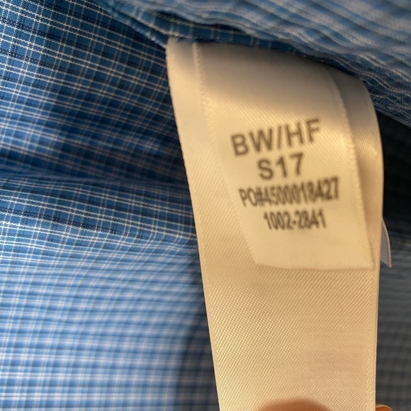 EX FFICIO BLUE COLLARED SHIRT WITH AIR VENTS SIZE MEDIUM - Picture 5 of 8